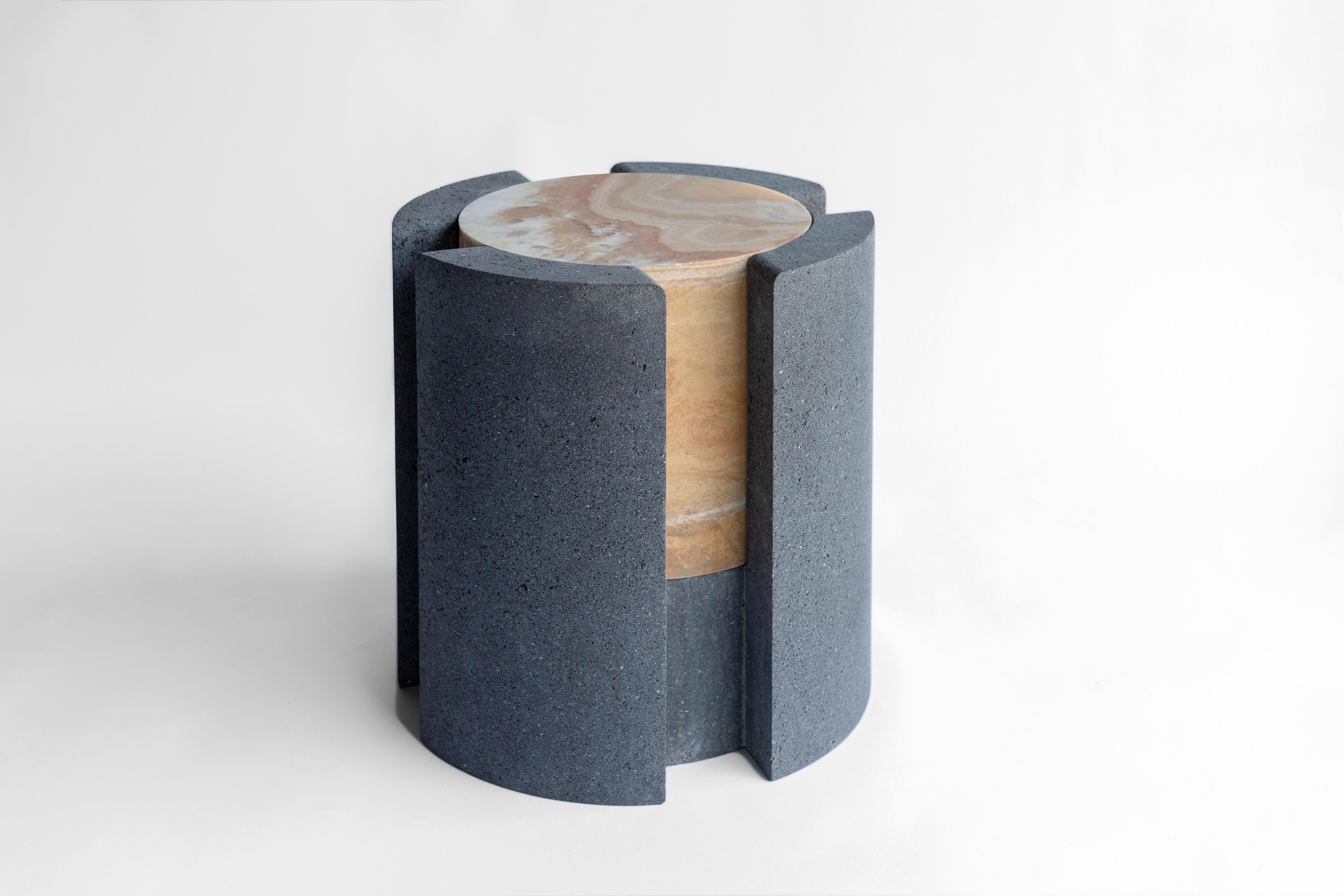 Volcanic Shade III Stool/Table by Sten Studio, Represented by Tuleste Factory 1