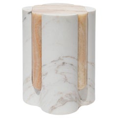 Volcanic Shade of Marble II Stool/Table by Sten Studio, REP by Tuleste Factory