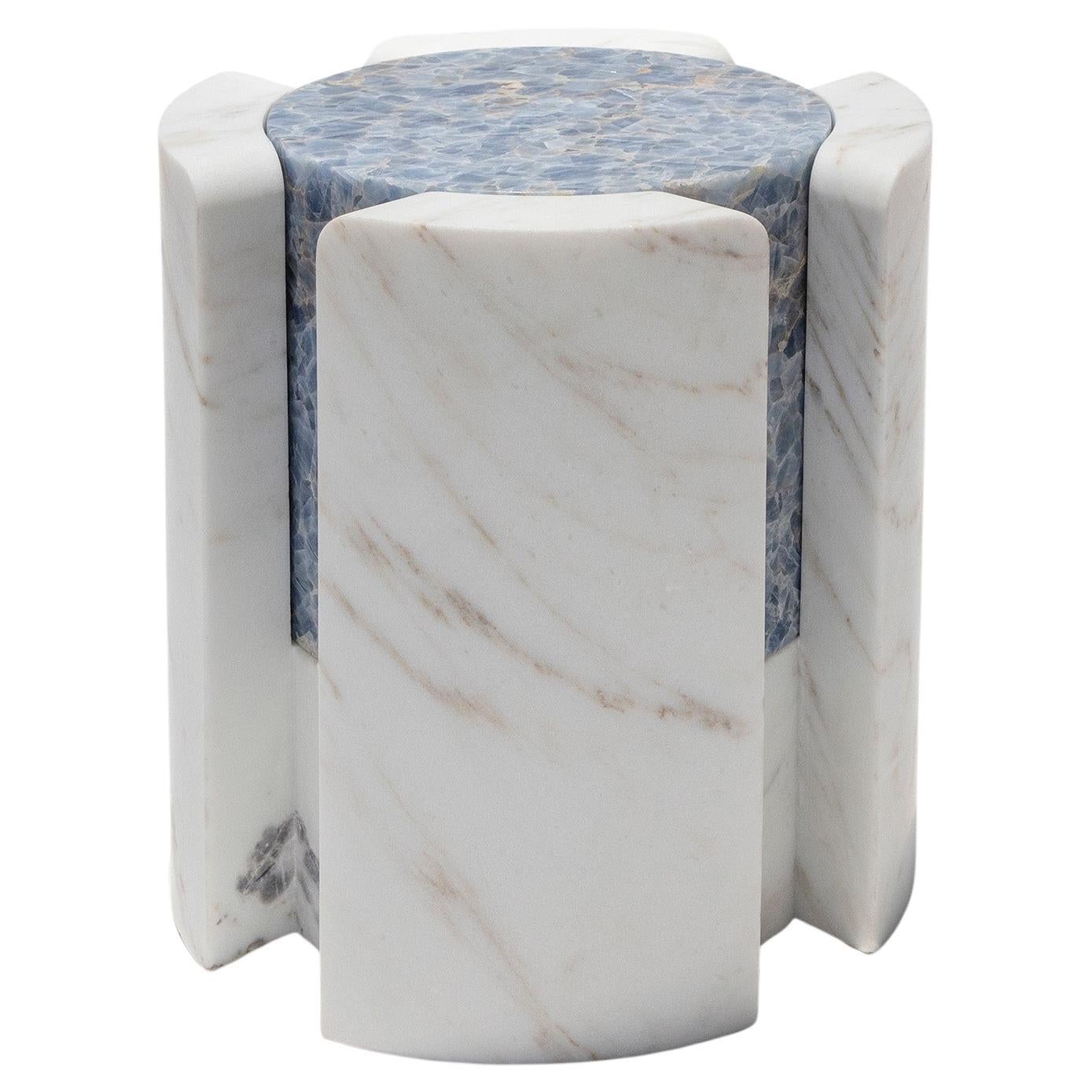 Volcanic Shade of Marble III Stool/Table by Sten Studio, REP by Tuleste Factory