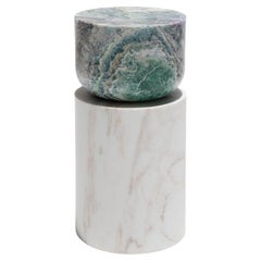 Vintage Volcanic Shade of Marble V Stool/Table by Sten Studio, REP by Tuleste Factory