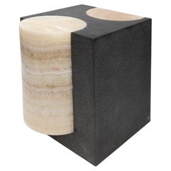 Volcanic Shades I - Sten Studio - Lava stone and pineapple onyx