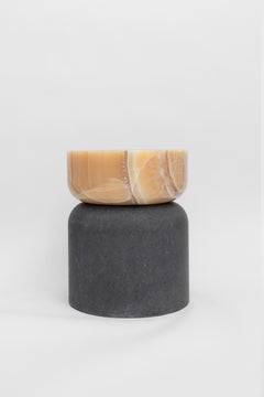 Volcanic Shades IV - Sten Studio - Lava stone and pineapple onyx