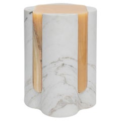 Volcanic Shades of marble II - Sten Studio - Golden calacatta and pineapple onyx