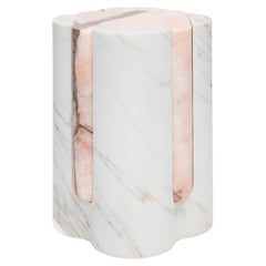 Volcanic Shades of marble II - Sten Studio - Golden calacatta and pink onyx