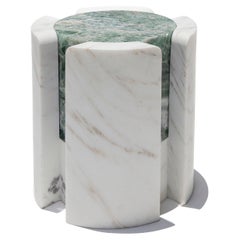 Volcanic Shades of marble III - Sten Studio - Golden calacatta and fluorite