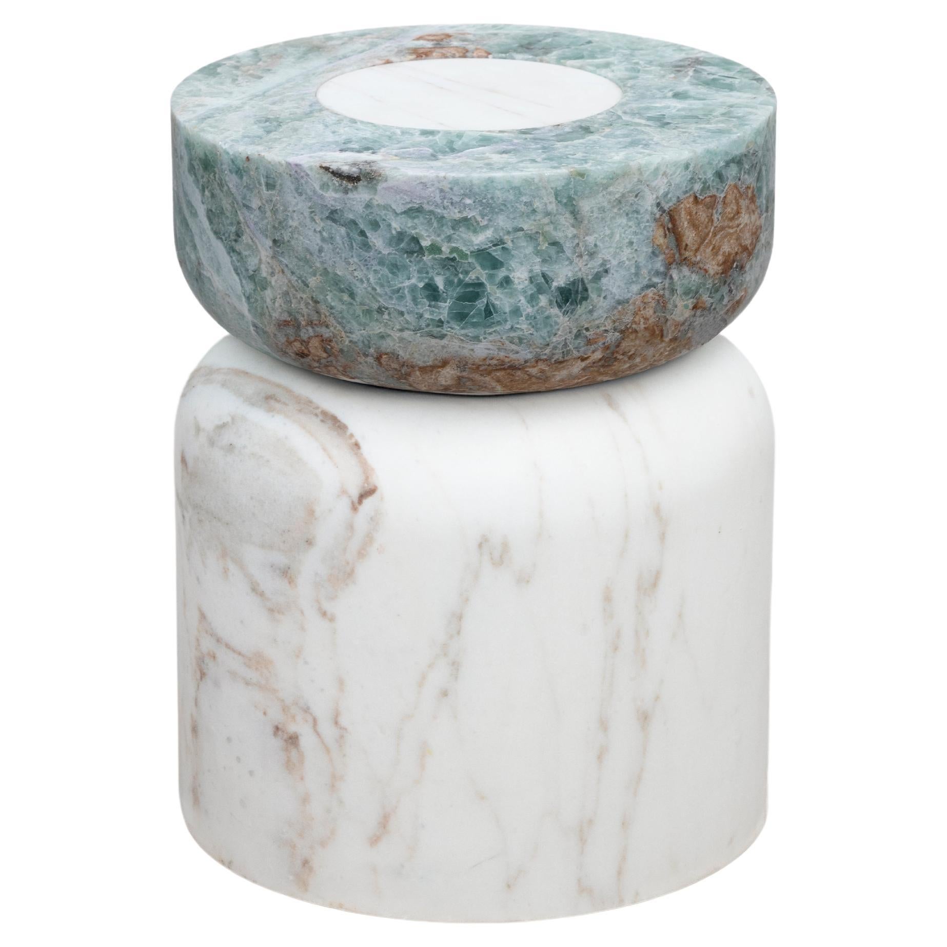 Volcanic Shades of Marble IV - Sten Studio - Golden calacatta and fluorite
