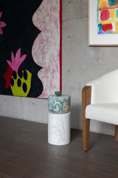 Volcanic Shades of Marble V - Sten Studio - Golden calacatta and fluorite