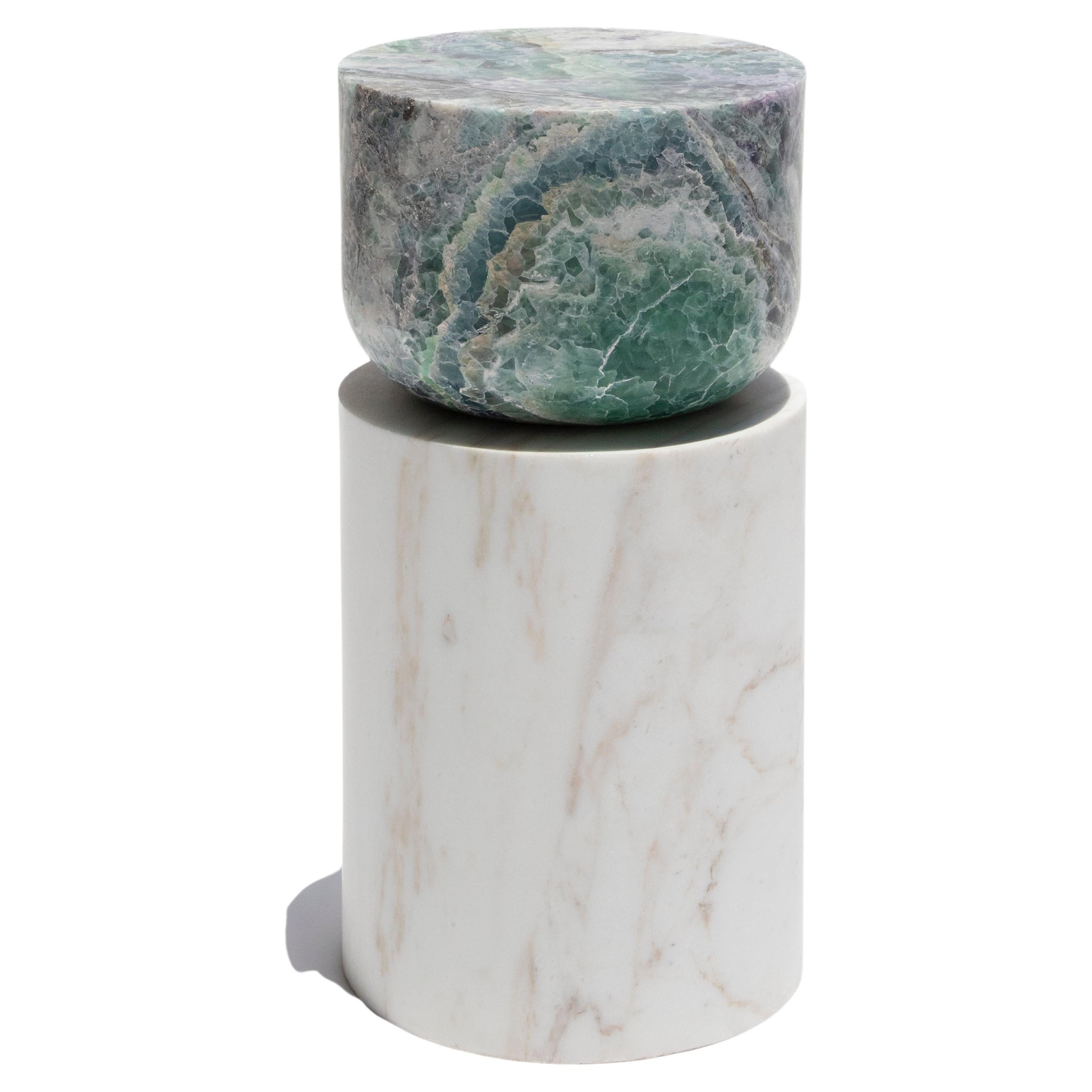 Volcanic Shades of Marble V - Sten Studio - Golden calacatta and fluorite