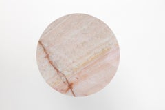 Volcanic Shades of Marble V - Sten Studio - Golden calacatta and pink onyx