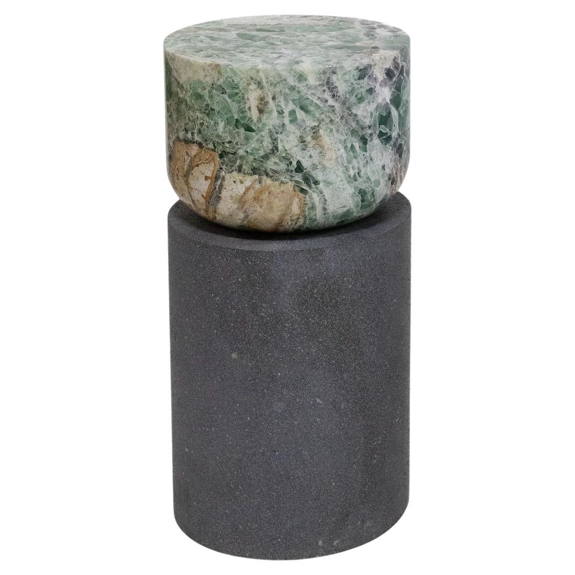 Volcanic Shades V - Sten Studio - Lava stone and fluorite