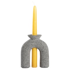Volcanic Stone, Bow Candle Holder by Tenam Studio