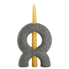 Volcanic Stone, Eclipse Candle Holder by Tenam Studio