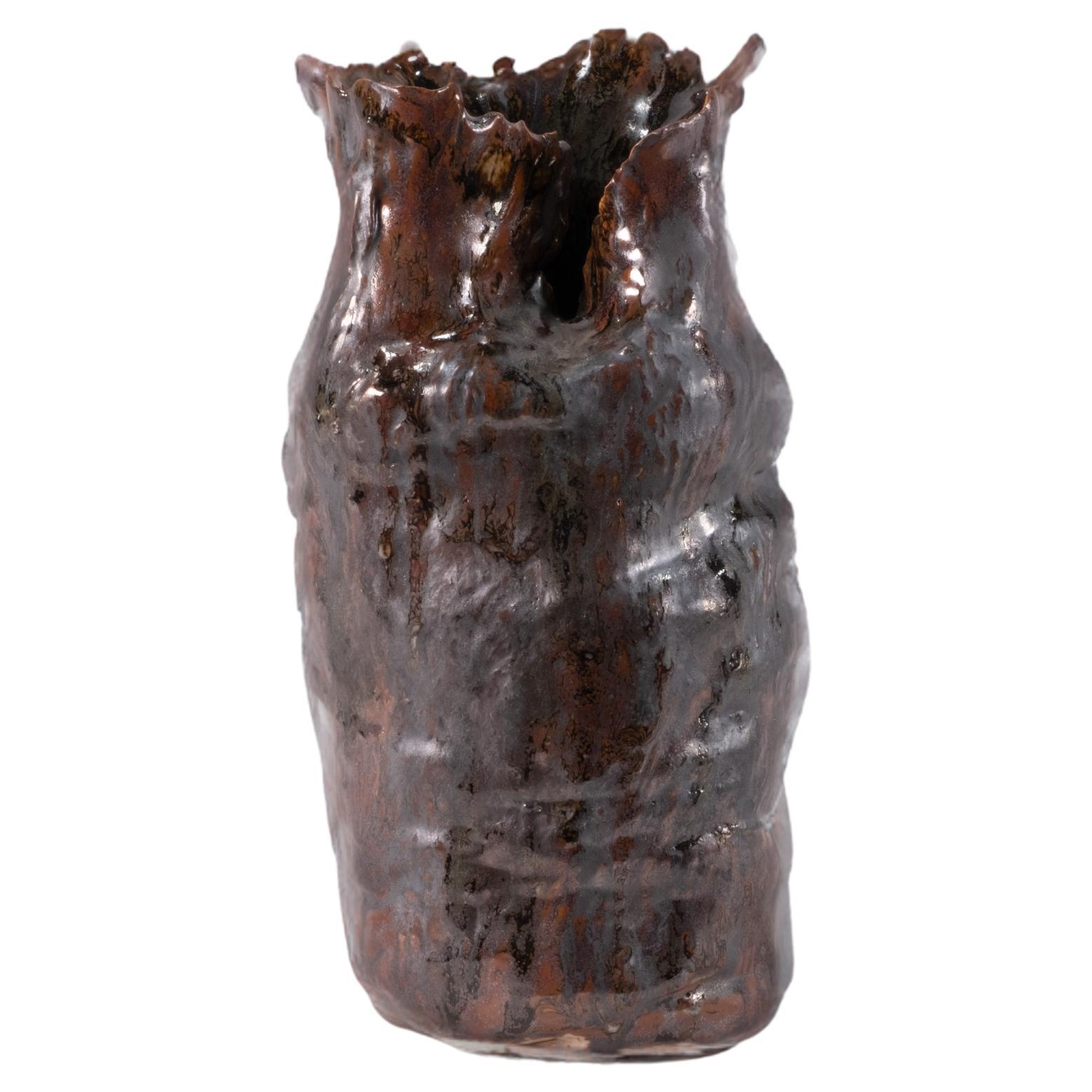 Volcanic Vase by Alex Muradian For Sale