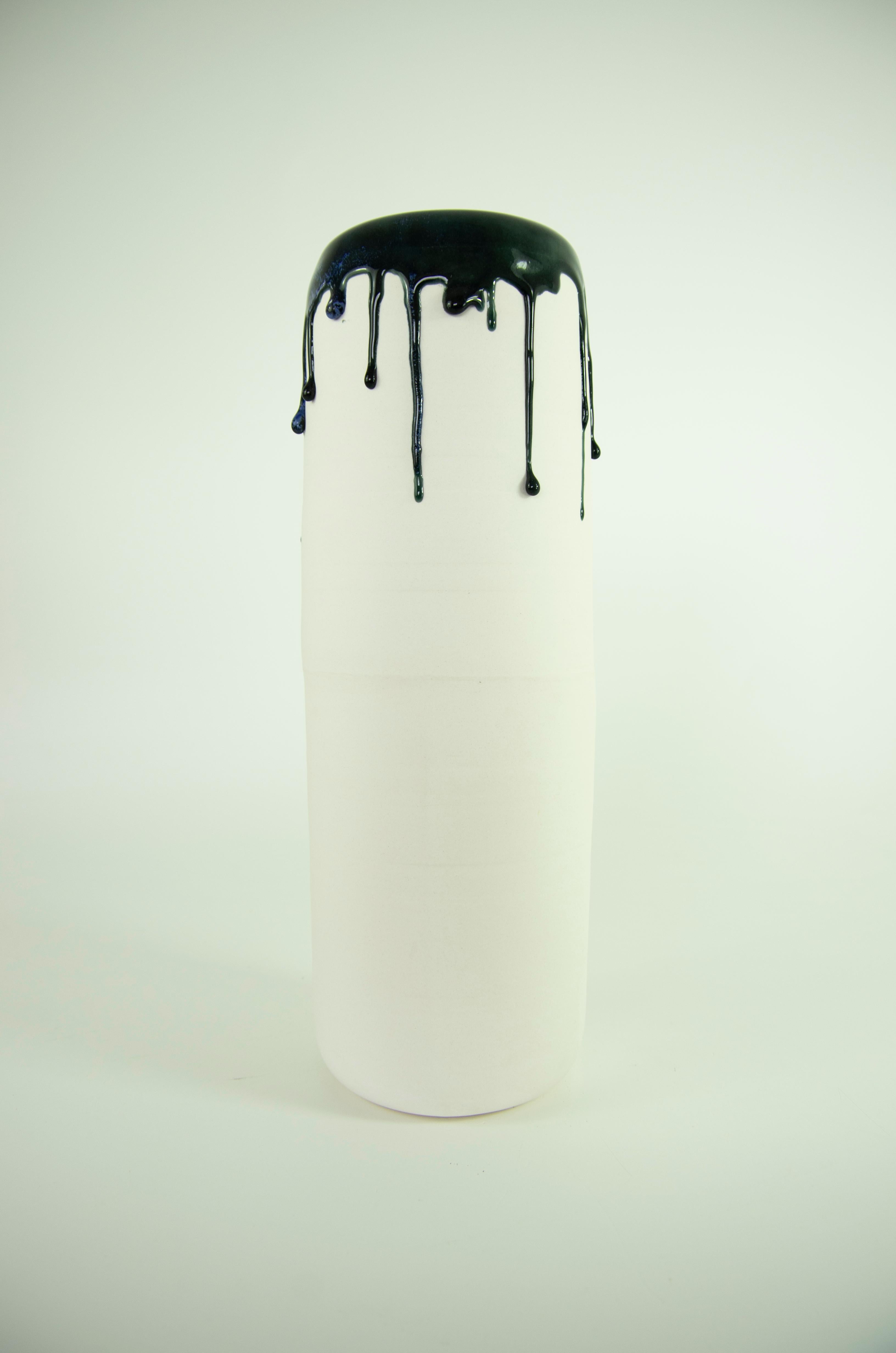 Volcano Love Black and Blue Single Decorative Object by Dora Stanczel
One of a Kind.
Dimensions: D 13 x W 13 x H 36 cm.
Materials: Porcelain and colored glaze.

Also available in different colors, and in a double version. Please contact us.

I