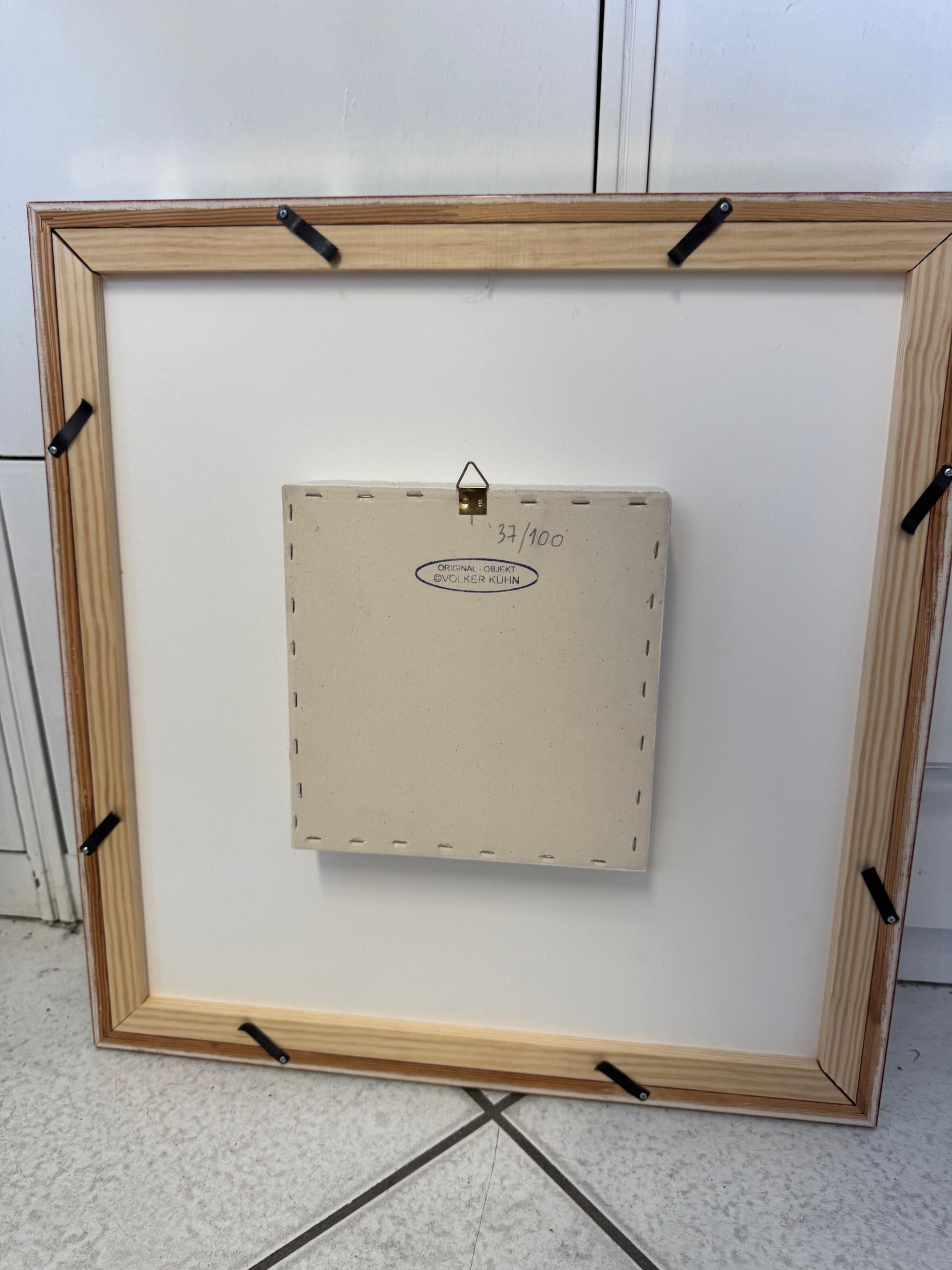 1289 - contemporary original art in boxes by Volker Kuhn minimalist countdown en vente 4
