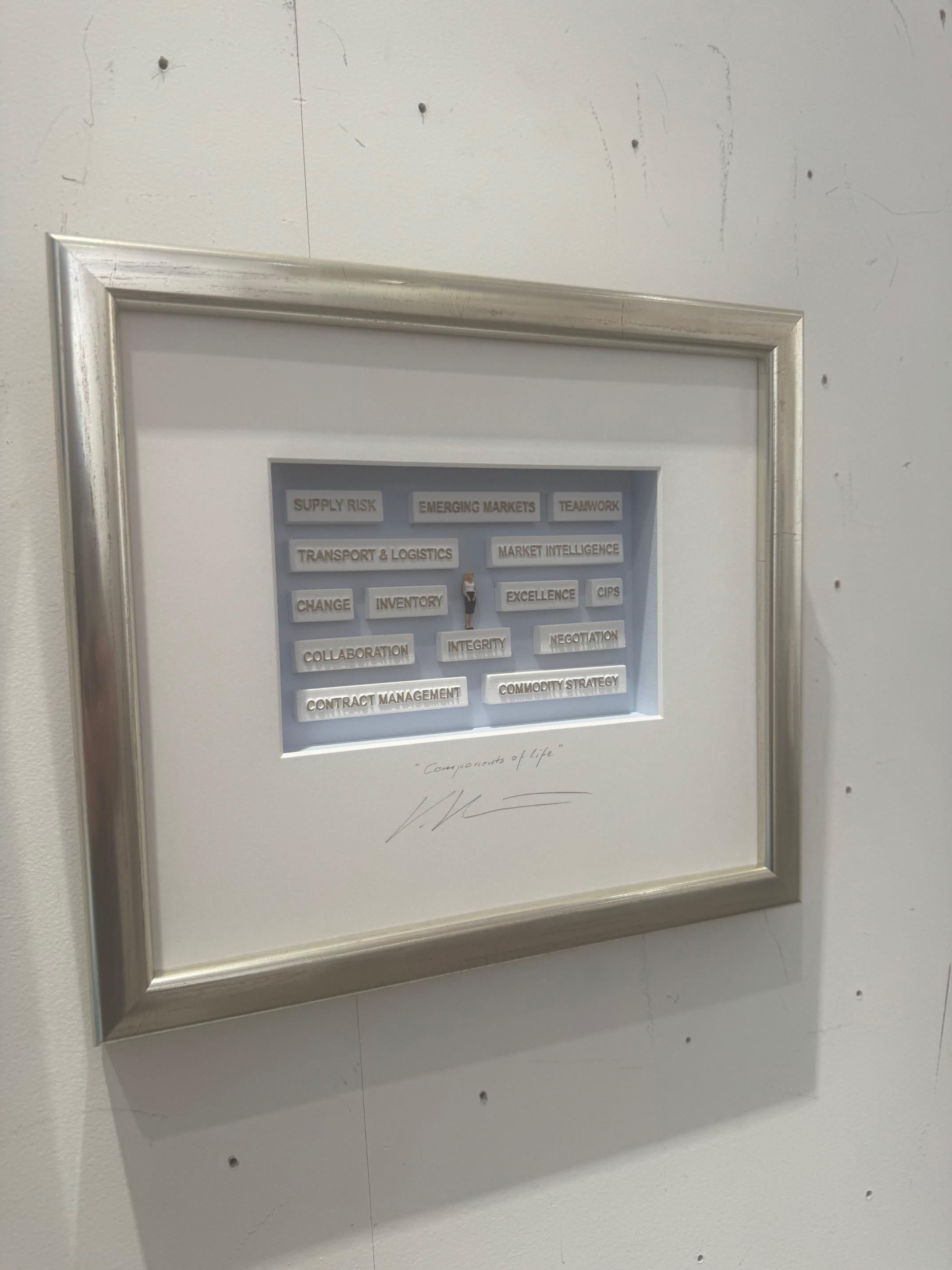 Componments of Life -contemporary art in boxes artwork by Volker Kuhn design art For Sale 7