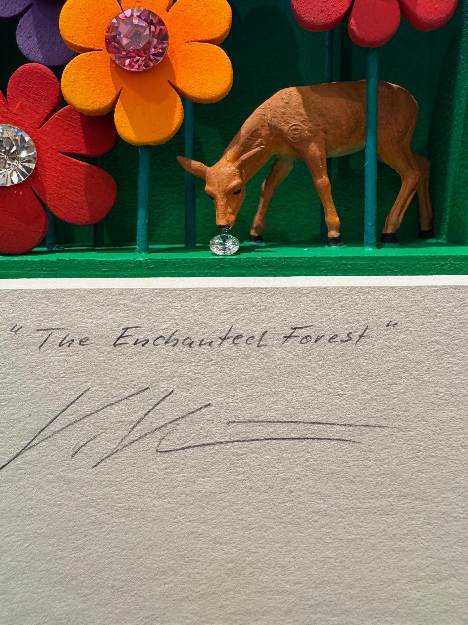 Enchanted Forrest - contemporary art in boxes artwork by Volker Kuhn, design art For Sale 3
