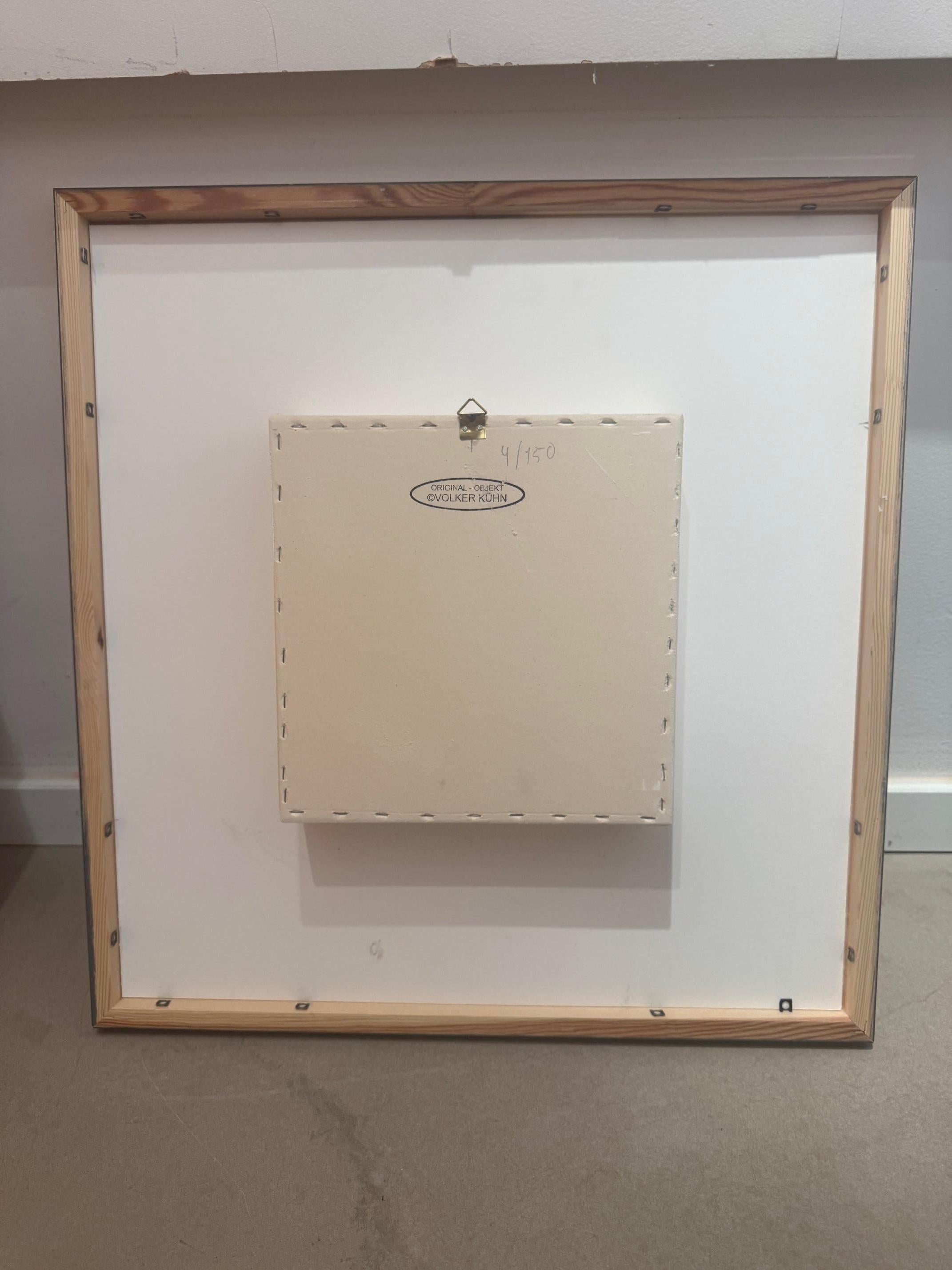 Free- contemporary original art in boxes by Volker Kuhn minimalist philosophical For Sale 5
