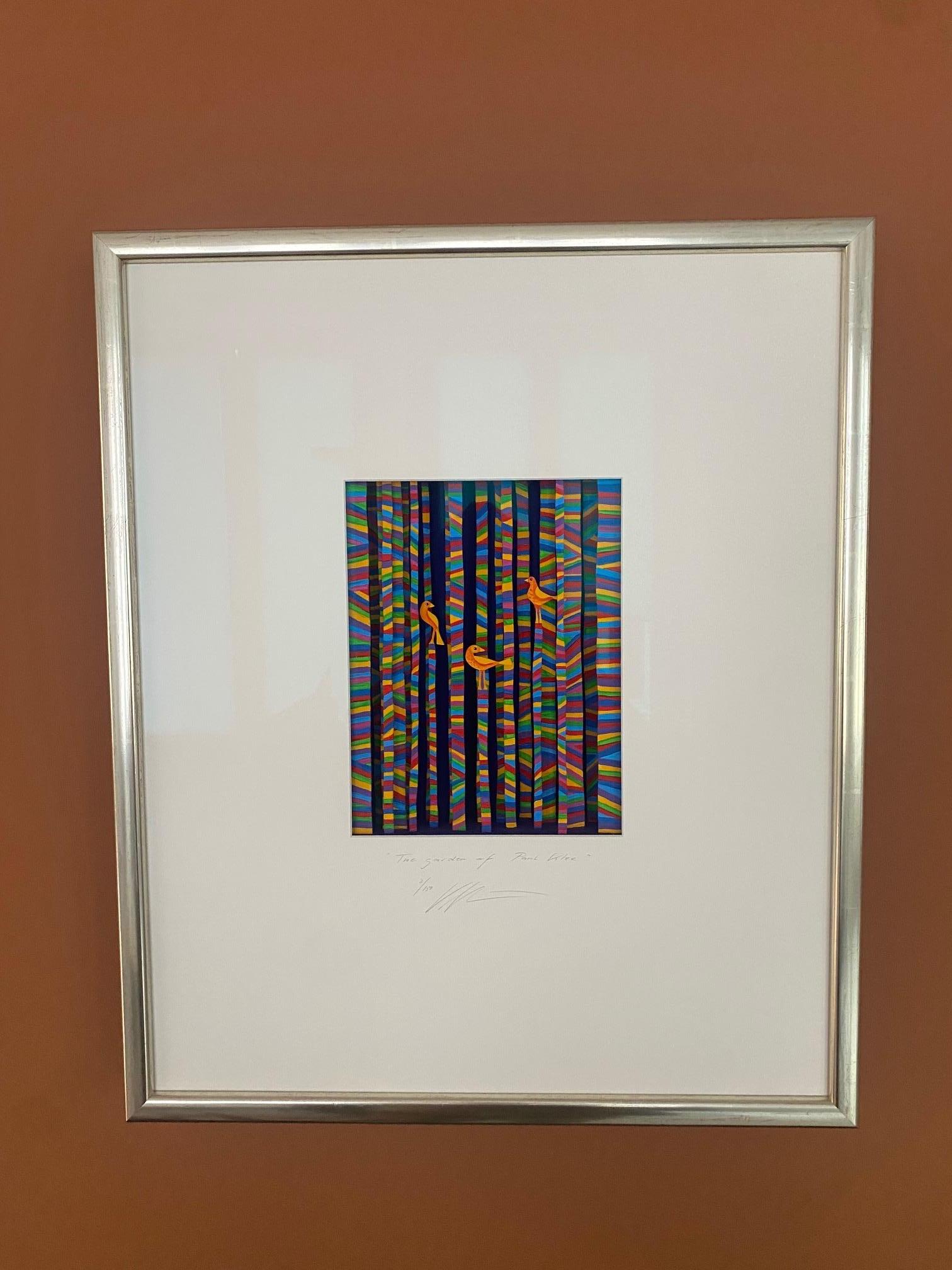 Jardin de Paul Klee-œuvre d'art contemporain, design hommage au maître expressionniste en vente 2