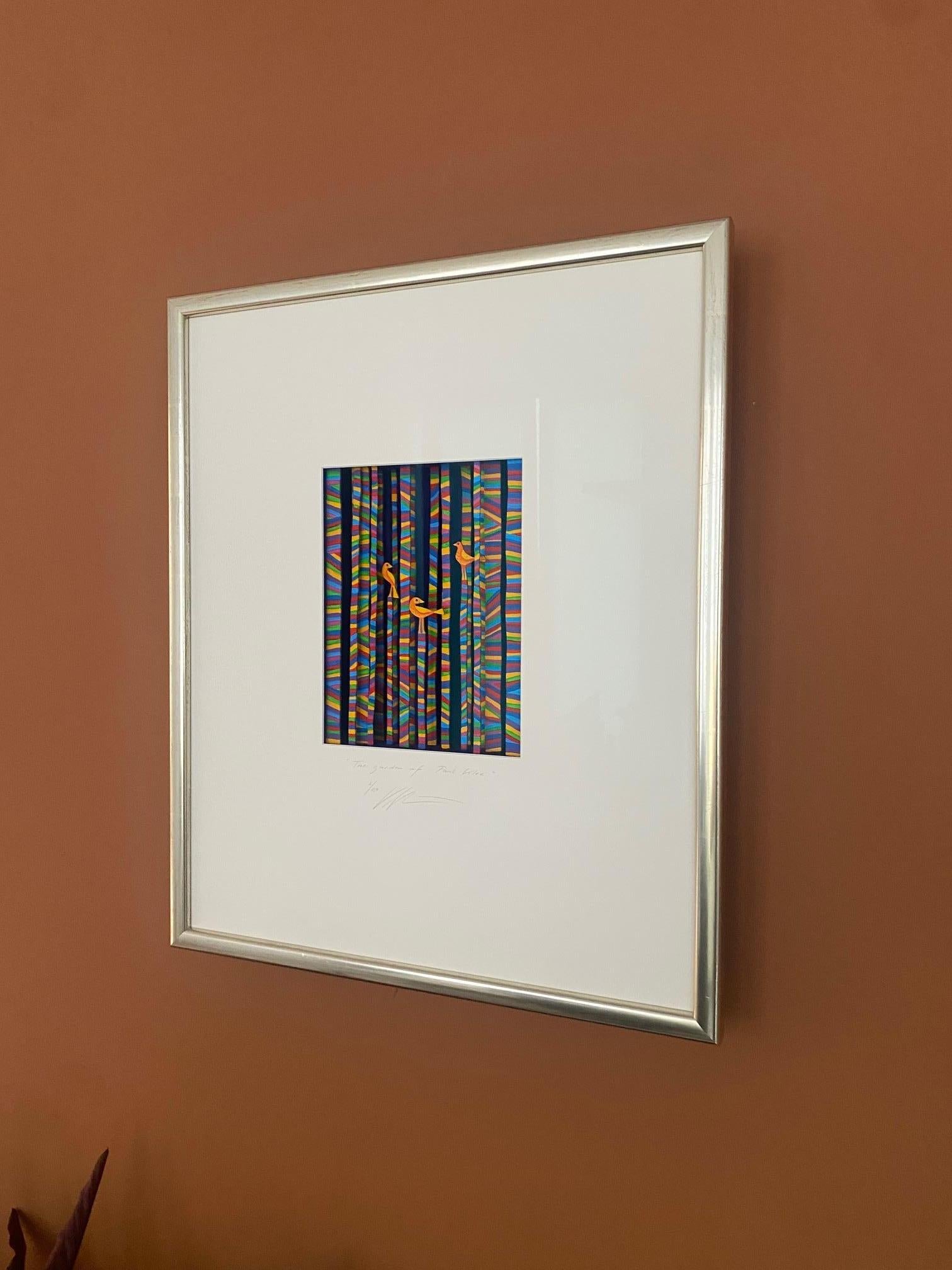 Jardin de Paul Klee-œuvre d'art contemporain, design hommage au maître expressionniste en vente 4