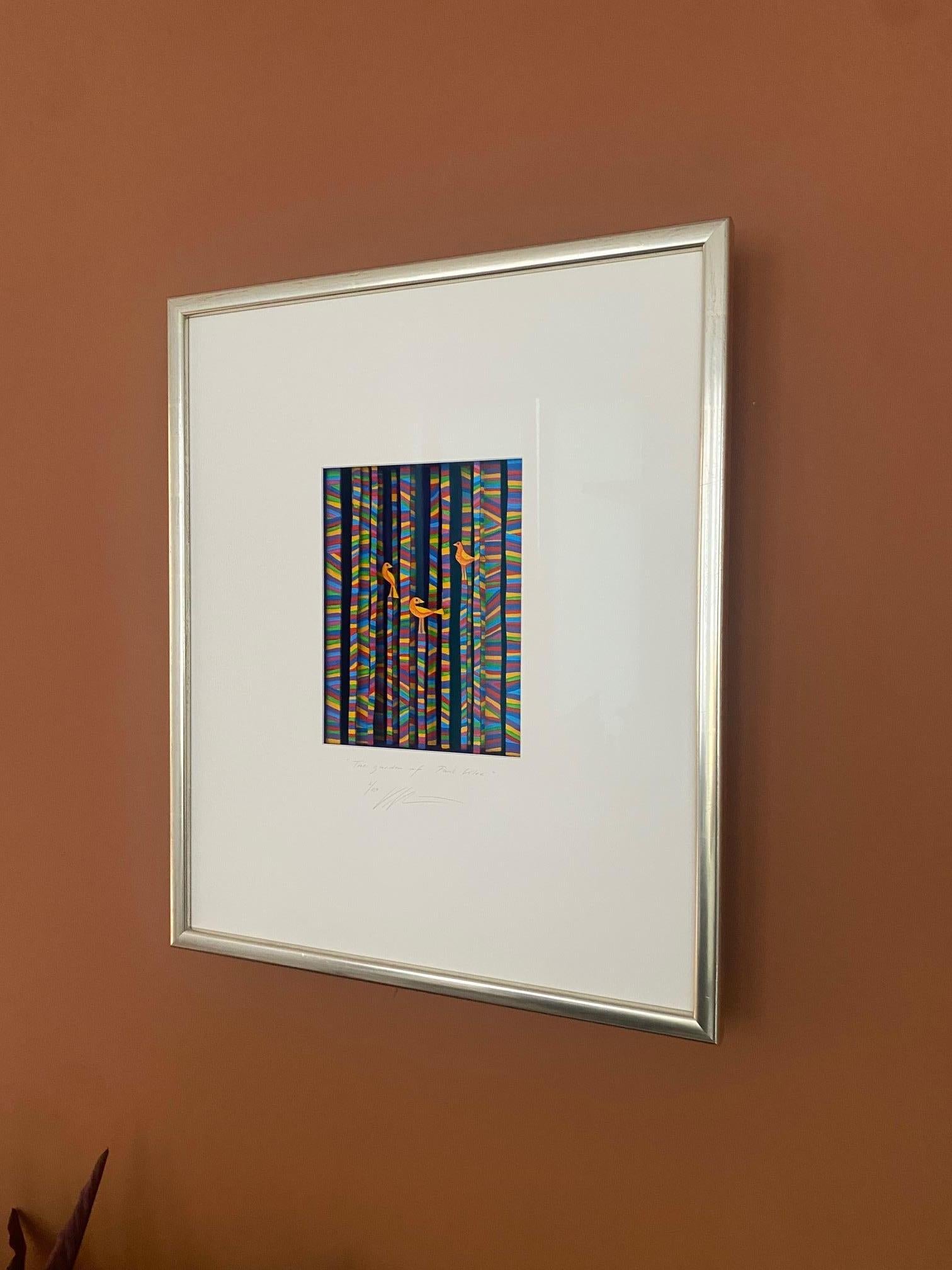 Jardín de Paul Klee-obra de arte contemporánea, diseño homenaje maestro expresionista en venta 3