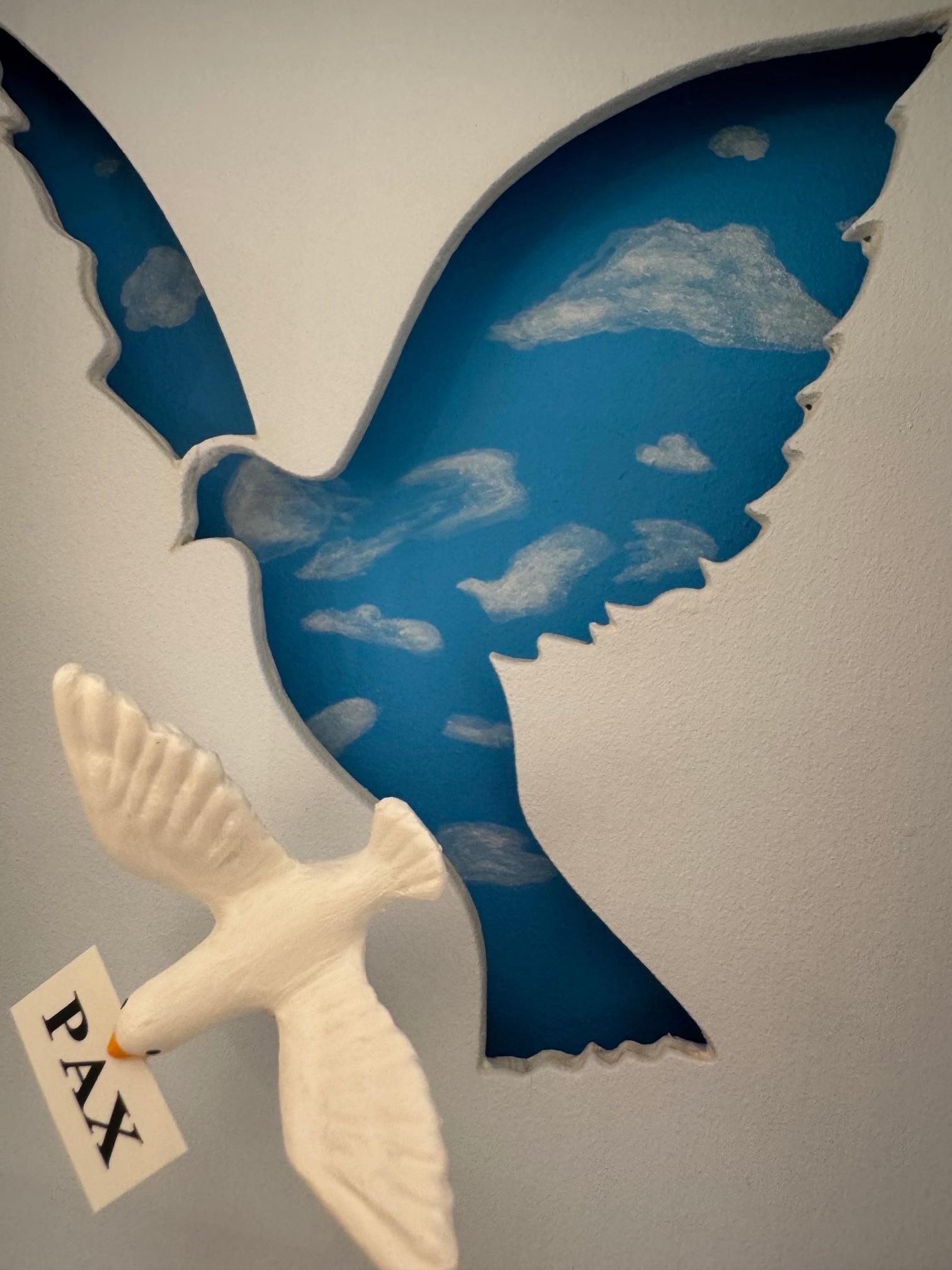 Give Peace a Chance -contemporary art in boxes artwork by Volker Kuhn design art For Sale 3