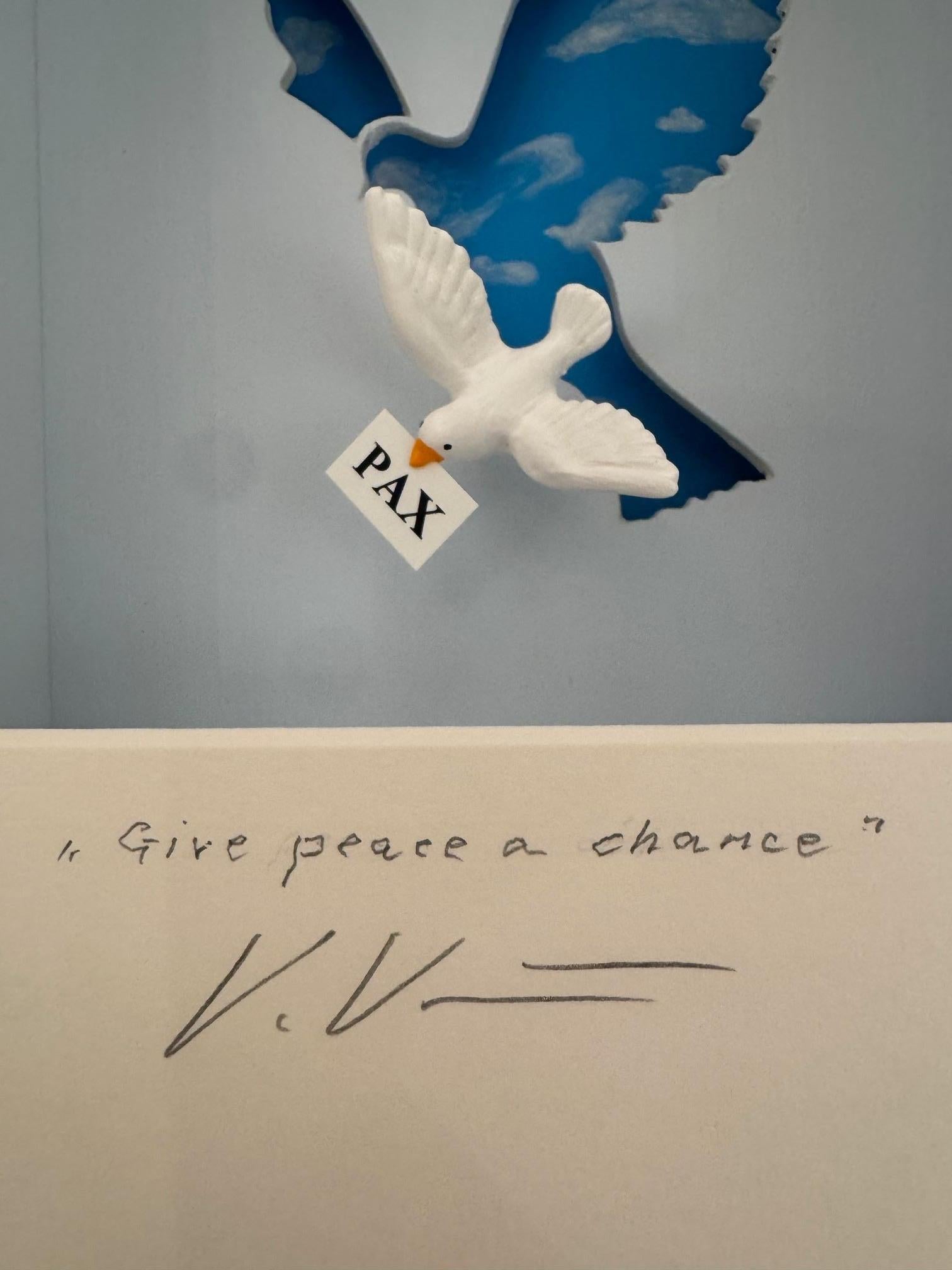 Give Peace a Chance -contemporary art in boxes artwork by Volker Kuhn design art For Sale 5