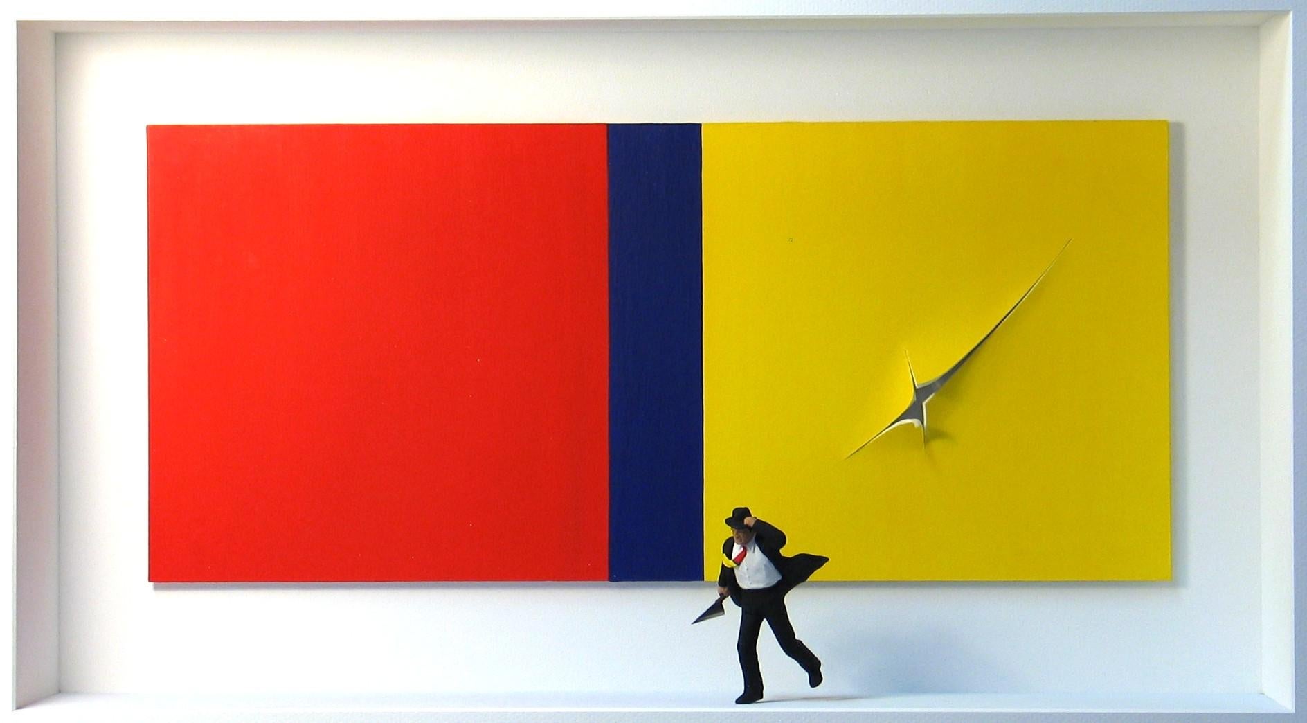 Homage to Barnett Newman-contemporary art, design tribute abstract expressionism