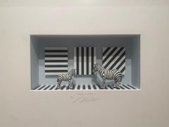 Hommage à l'artiste Daniel Buren - œuvres d'art contemporaines, design hommage à l'artiste conceptuel Daniel Buren