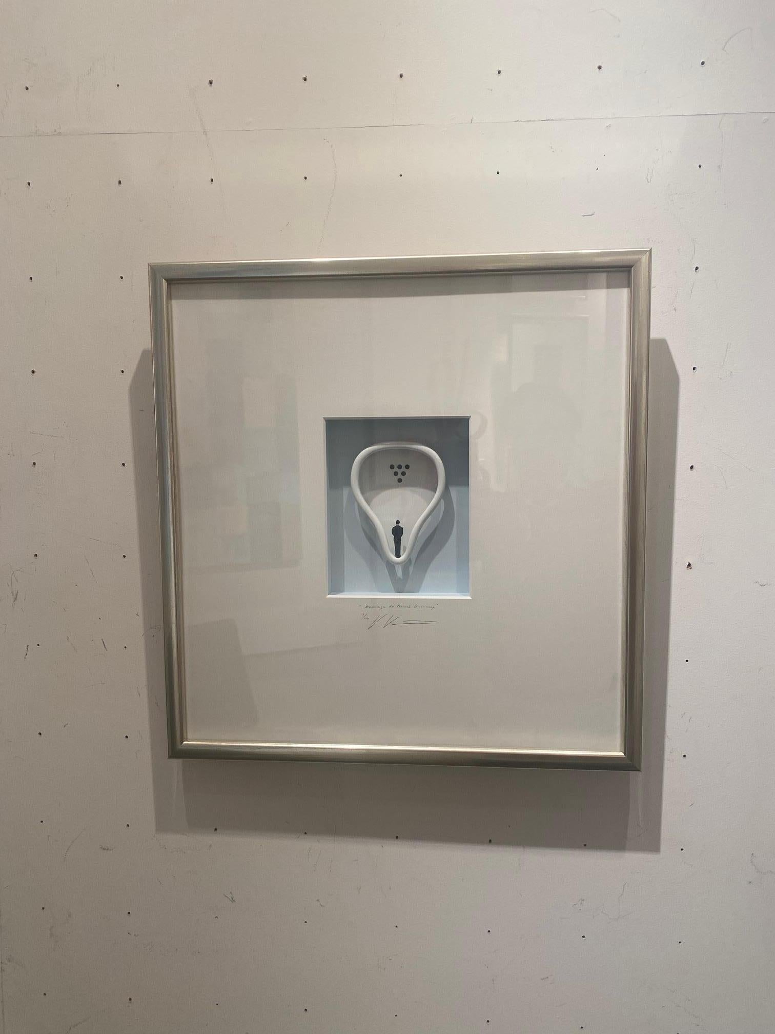 Homage to Duchamp-contemporary artwork, design tribute concept artist Duchamp For Sale 1