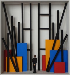 Hommage à Mondrian - The Contemporary Construction - hommage à l'art contemporain au maître hollandais