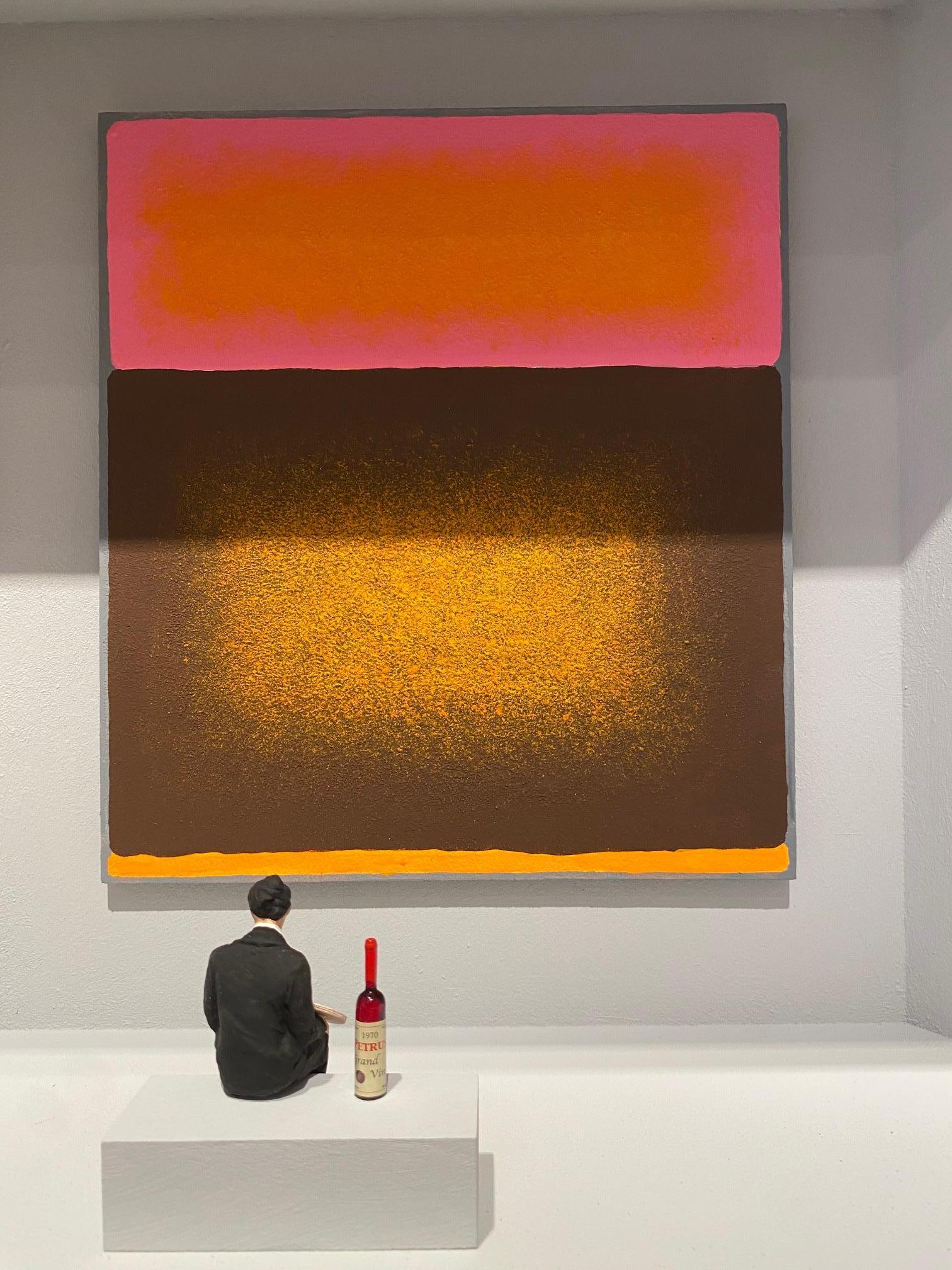 Hommage à Rothko-l'art contemporain dans des boîtes hommage à Marc Rothko par Volker Kuhn en vente 2
