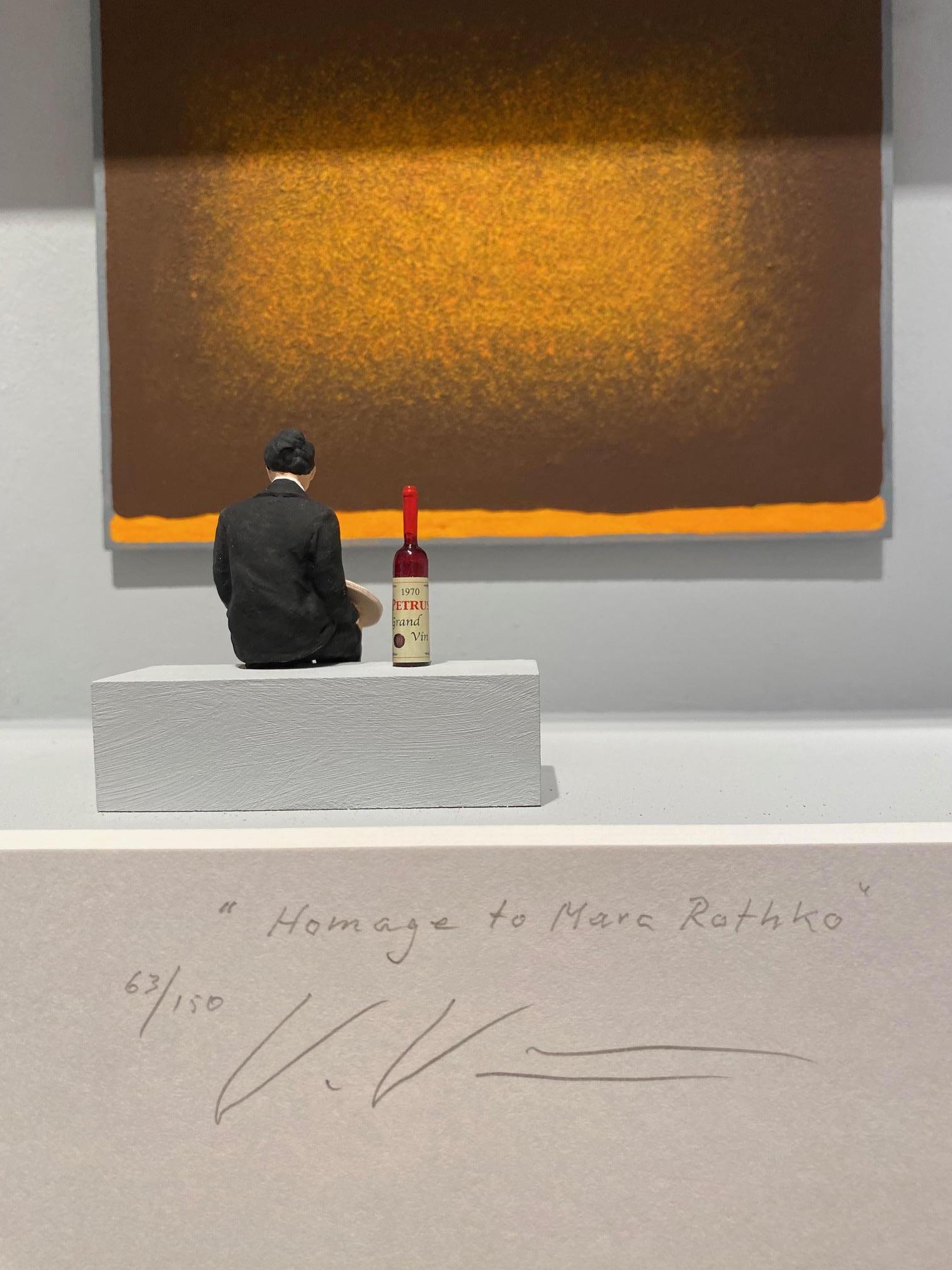 Hommage an Rothko - Zeitgenössische Kunst in Boxen - Hommage an Marc Rothko von Volker Kuhn im Angebot 3