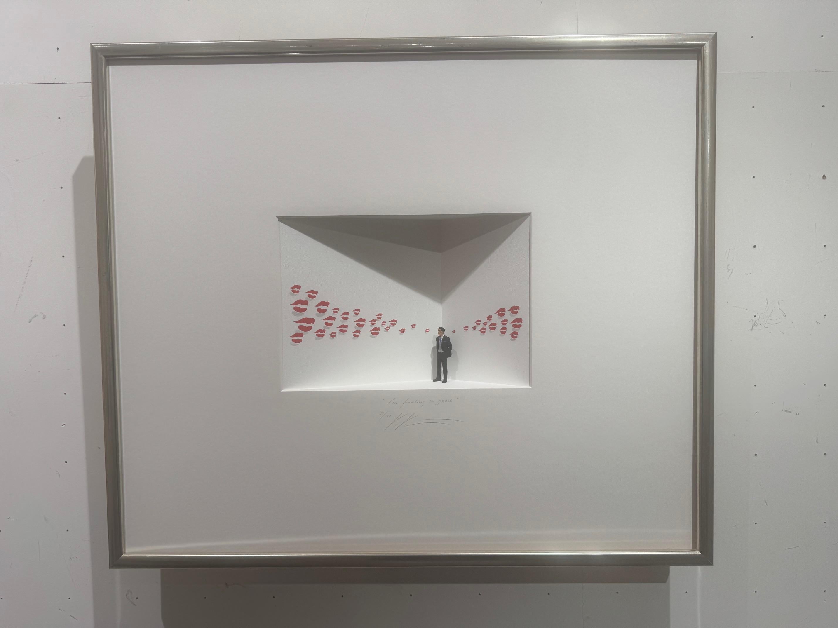 I'm Feeling So Good - art contemporain minimaliste original en boîtes Volker Kuhn en vente 7