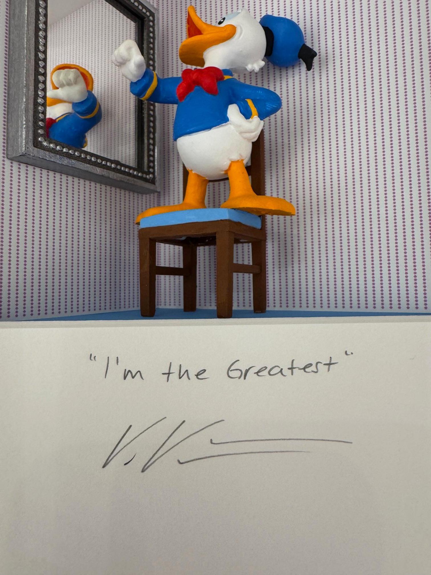 I'm the Greatest - original contemporary minimalist art work by Volker Kuhn For Sale 4