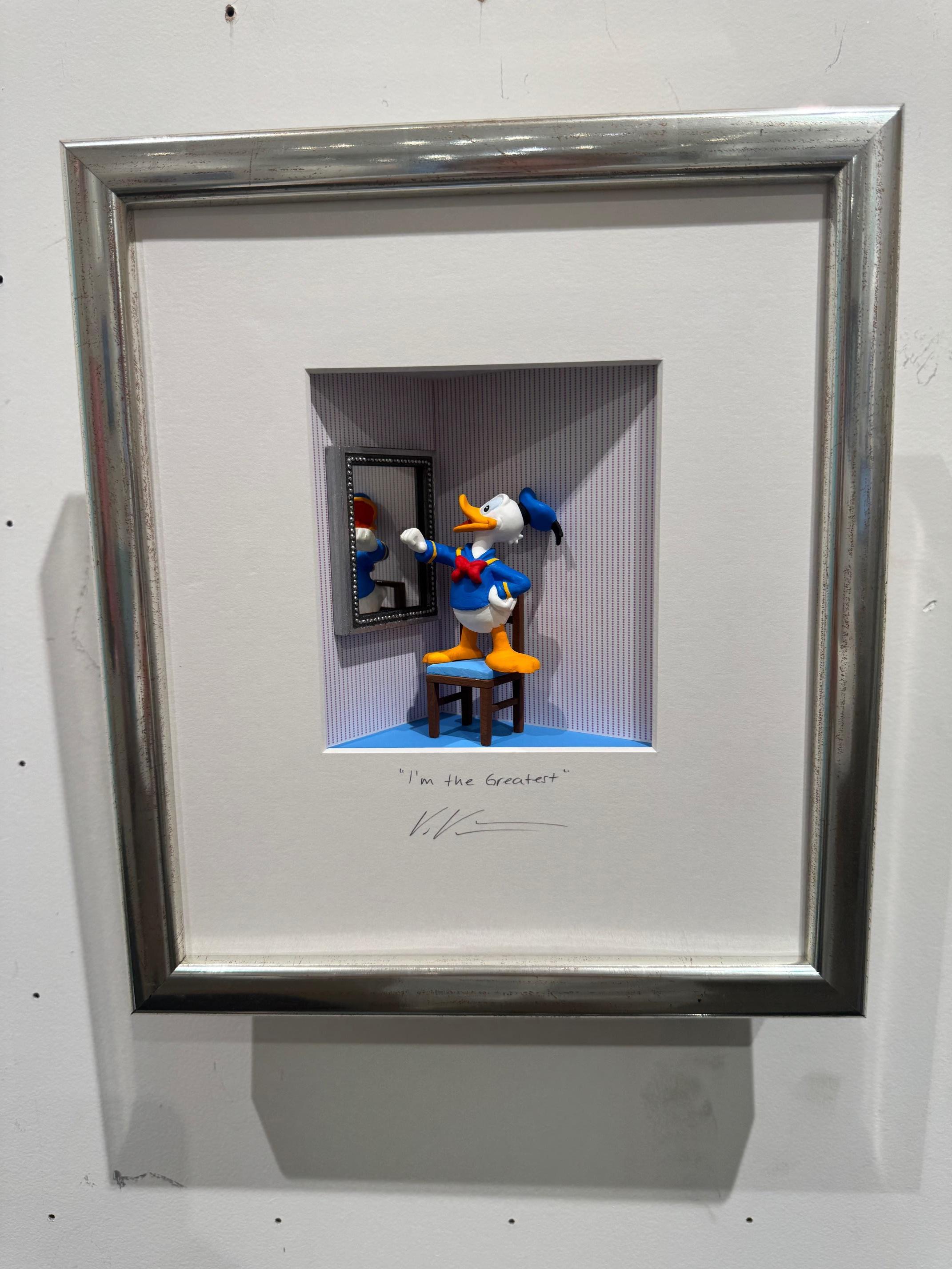 I'm the Greatest - original contemporary minimalist art work by Volker Kuhn For Sale 7