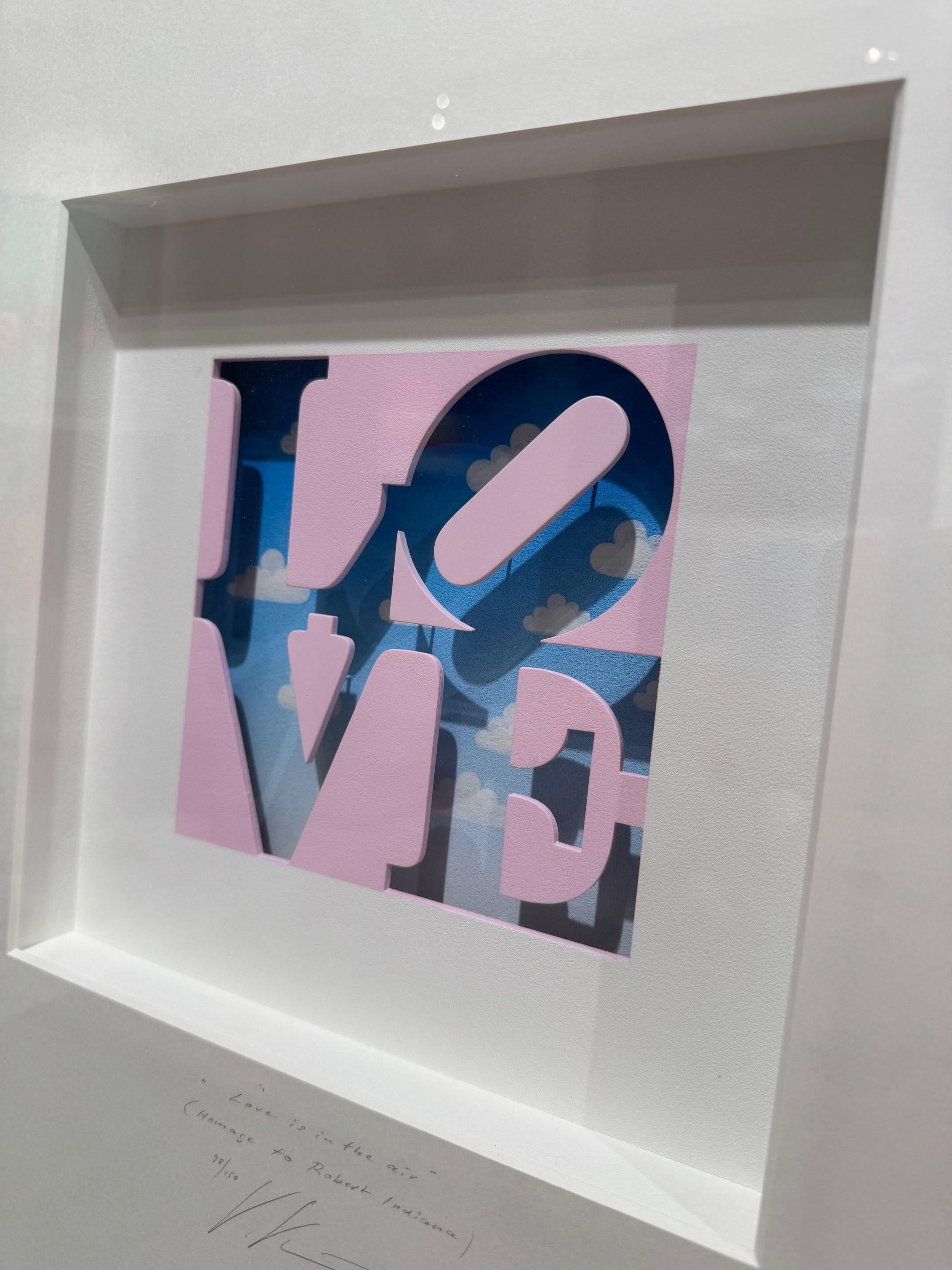 Love is in the Air (Homage to Indiana) arte contemporanea in scatole di Volker Kuhn in vendita 6
