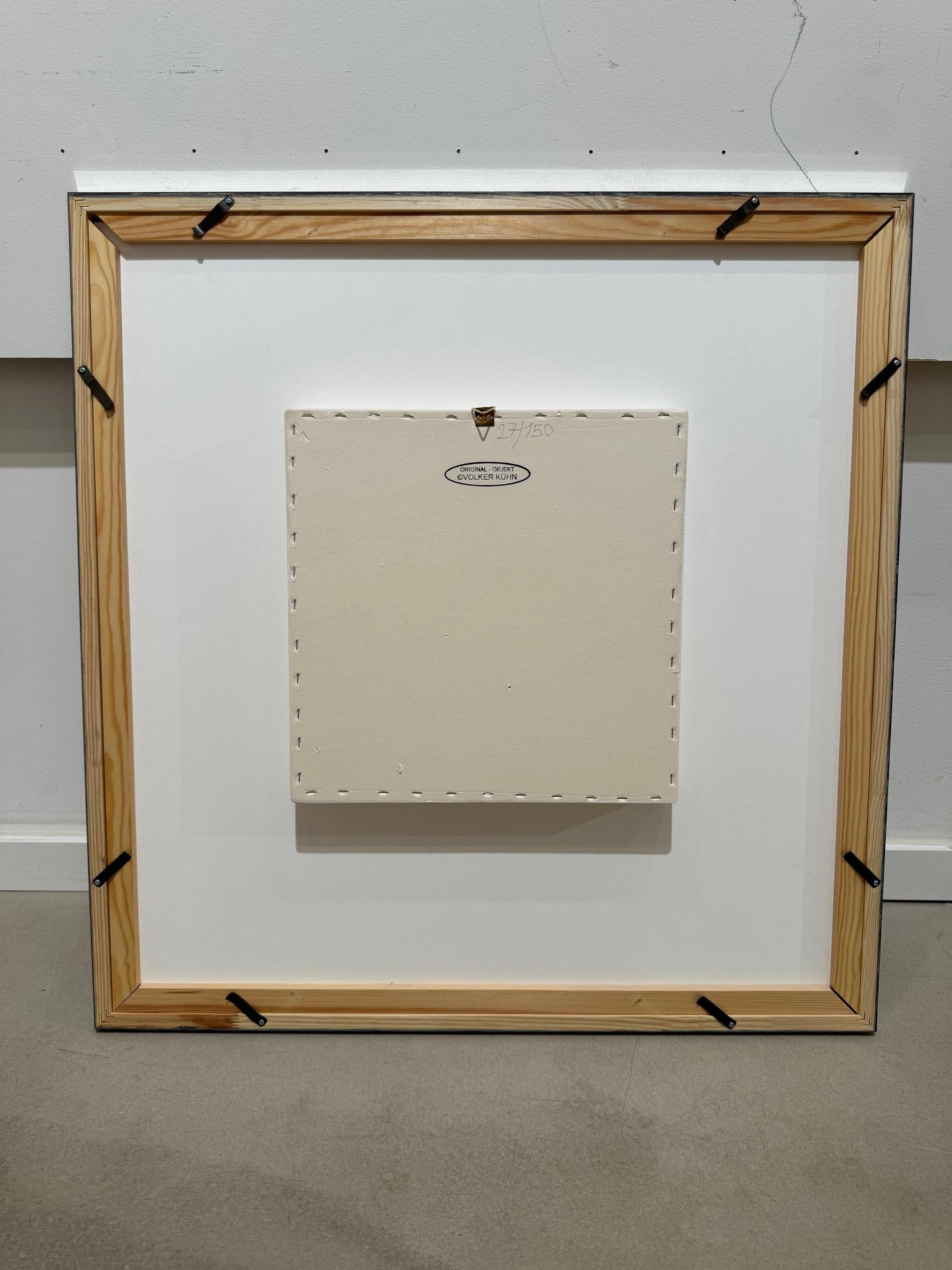 Malewitsch is Thinking - zeitgenössisches abstraktes Kunstwerk, Hommage an Malewitsch im Angebot 3