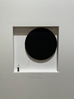 Malewitsch is Thinking - contemporary abstract art work, homage to Malewitsch