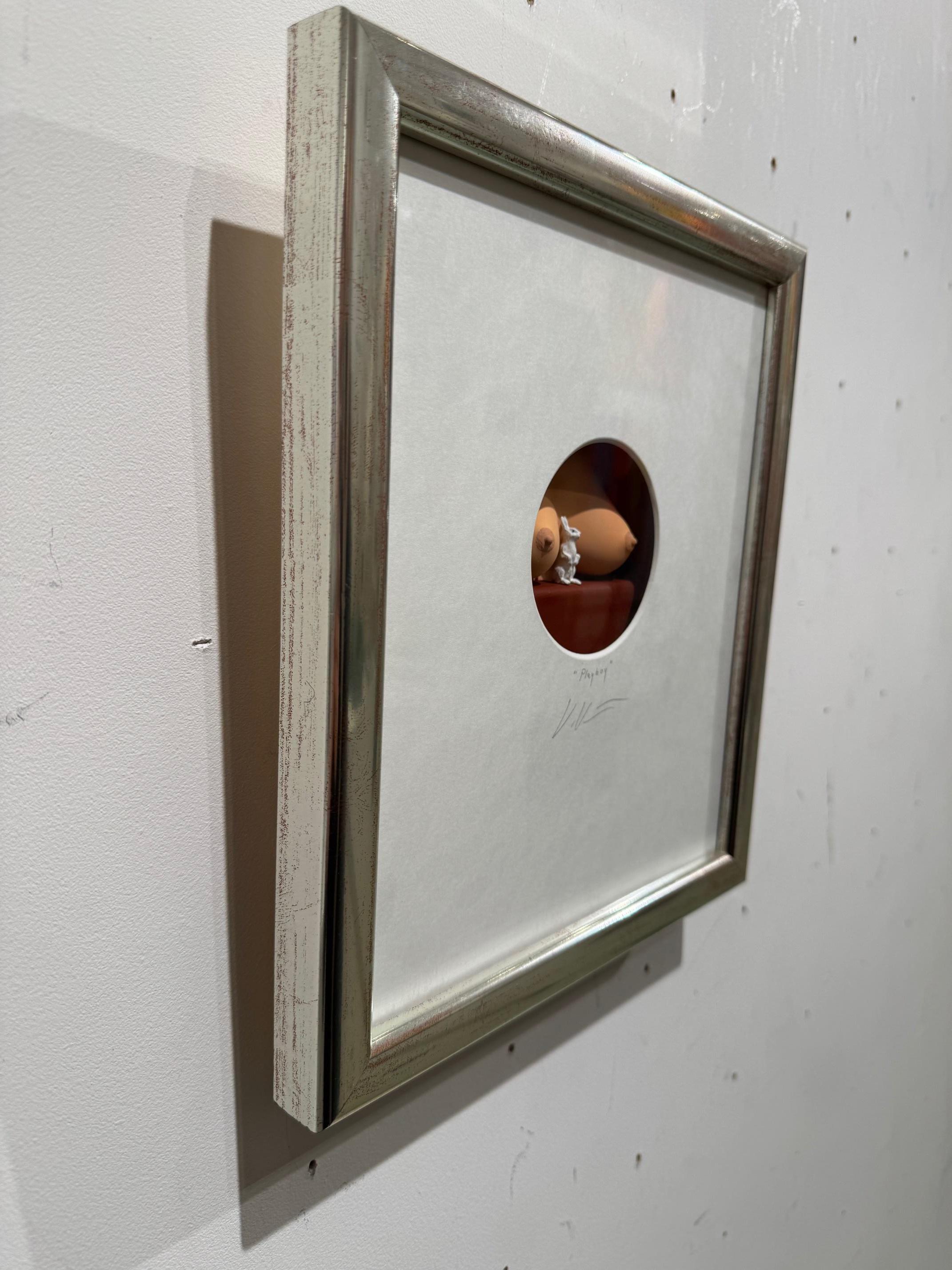 Playboy - opera d'arte contemporanea sexy e minimalista originale di Volker Kuhn in vendita 7