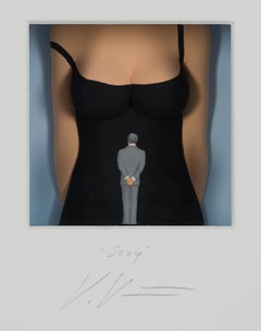 Sexy - contemporary original art in boxes artwork by Volker Kuhn