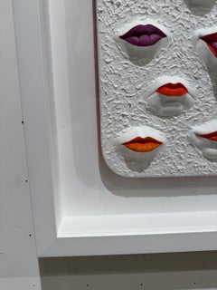Lips - unique contemporary artwork by Volker Kuhn refence surrealism and pop art