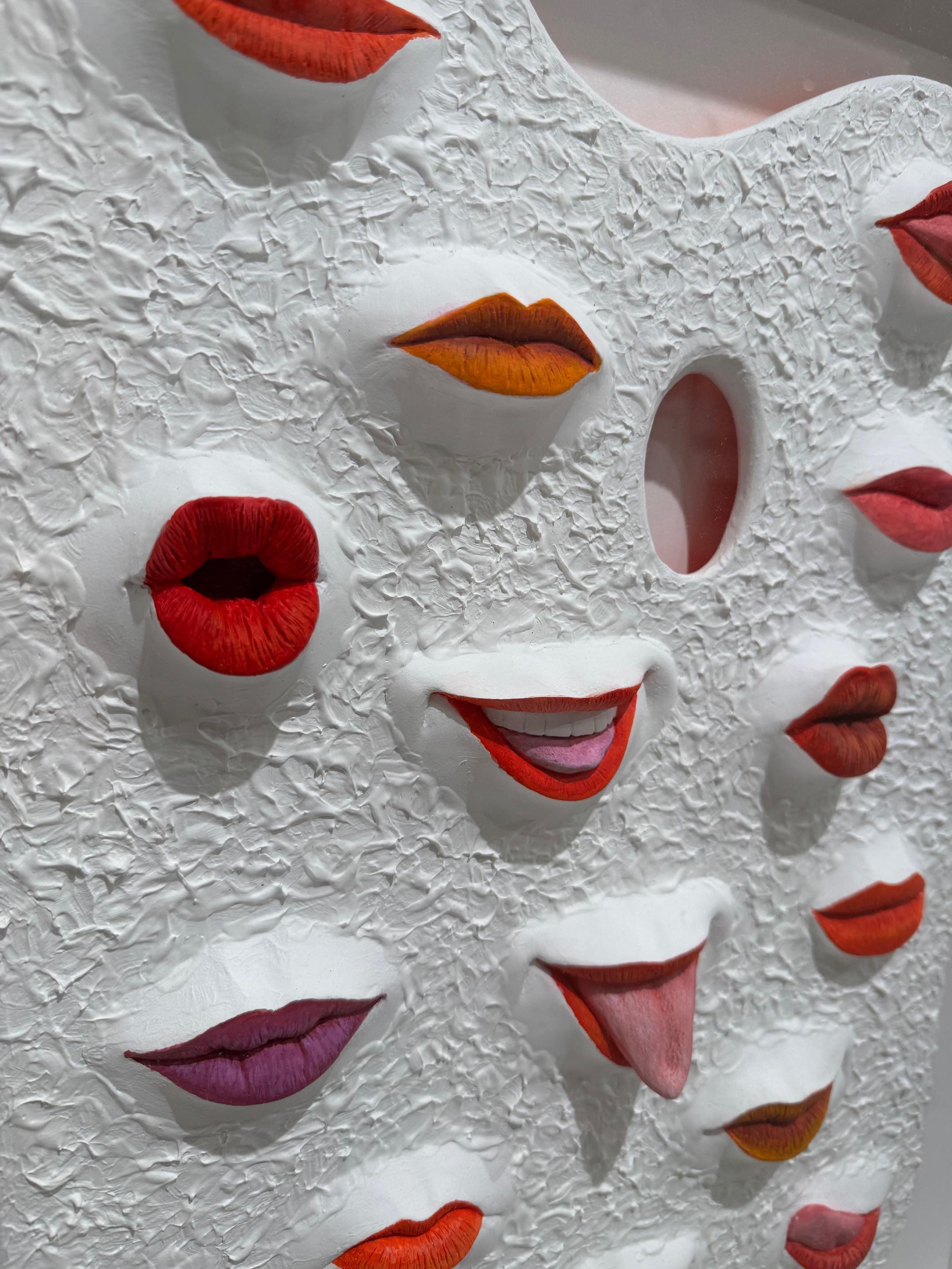 Lips - opere d'arte contemporanea uniche di Volker Kuhn che riflettono il surrealismo e la pop art in vendita 2