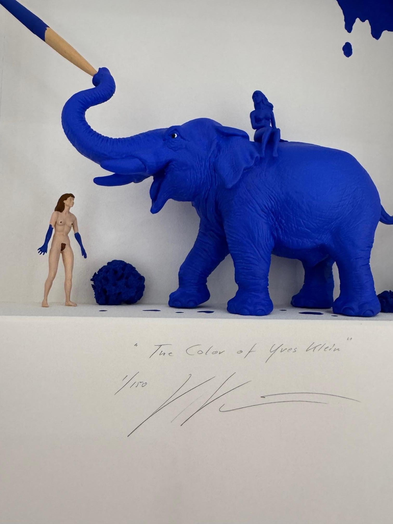 The Color of Yves Klein - art contemporain Volker Kuhn hommage à Klein bleu en vente 5