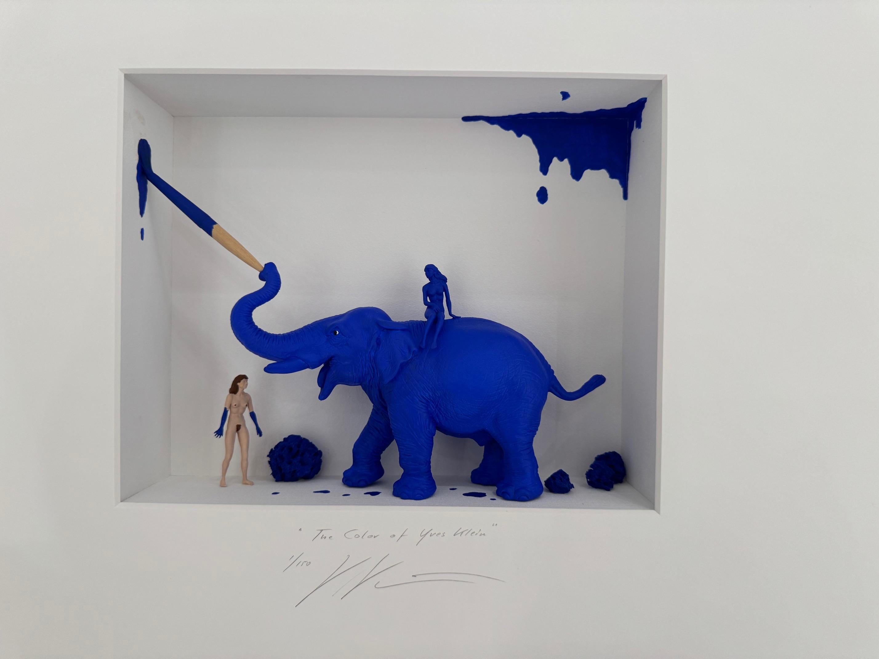 The Color of Yves Klein - art contemporain Volker Kuhn hommage à Klein bleu en vente 6