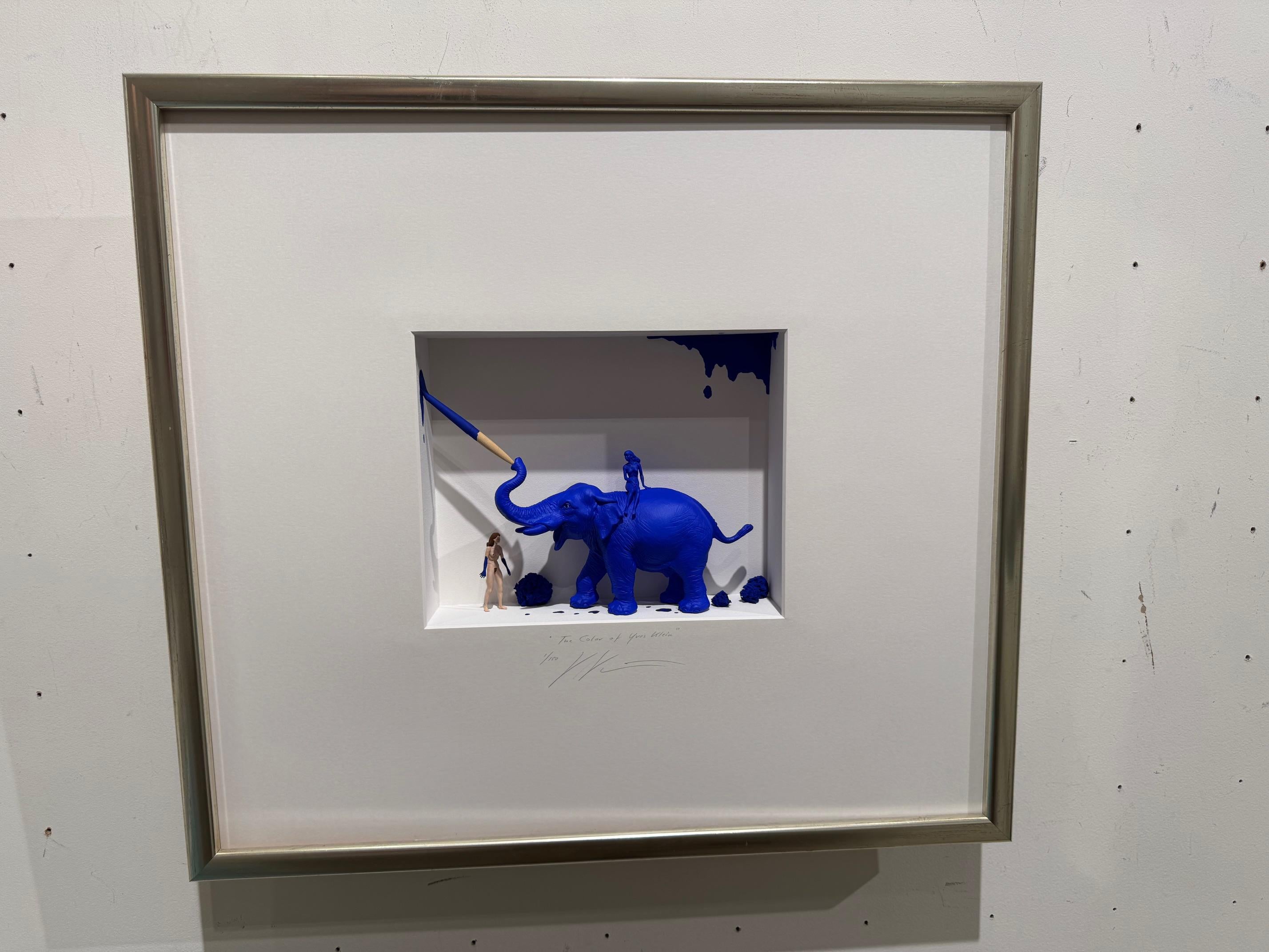 The Color of Yves Klein - art contemporain Volker Kuhn hommage à Klein bleu en vente 8