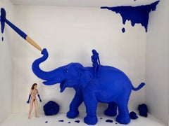 The Color of Yves Klein - art contemporain Volker Kuhn hommage à Klein bleu