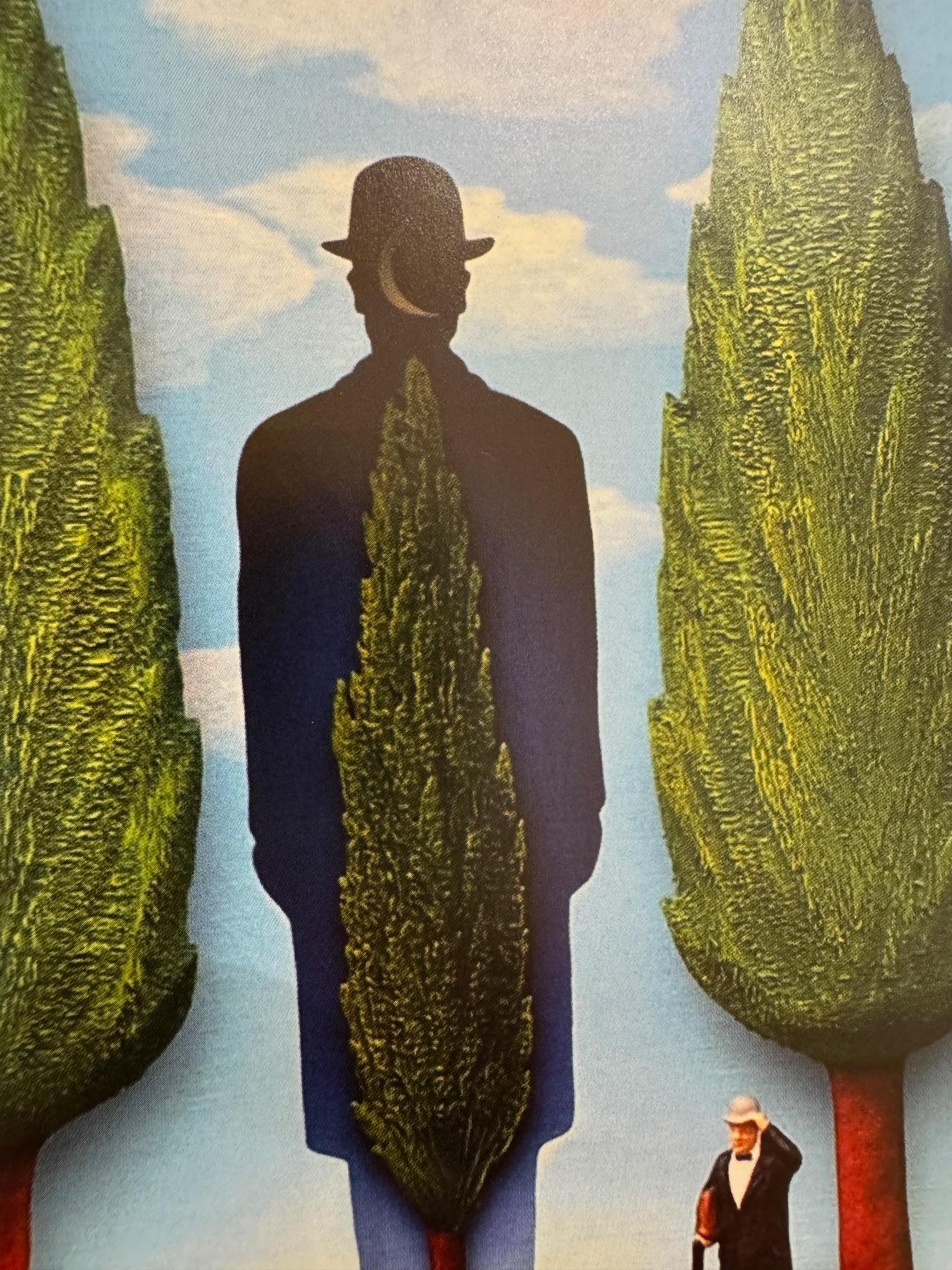 El Jardín de Magritte - obra de arte contemporáneo homenaje al surrealista belga en venta 4