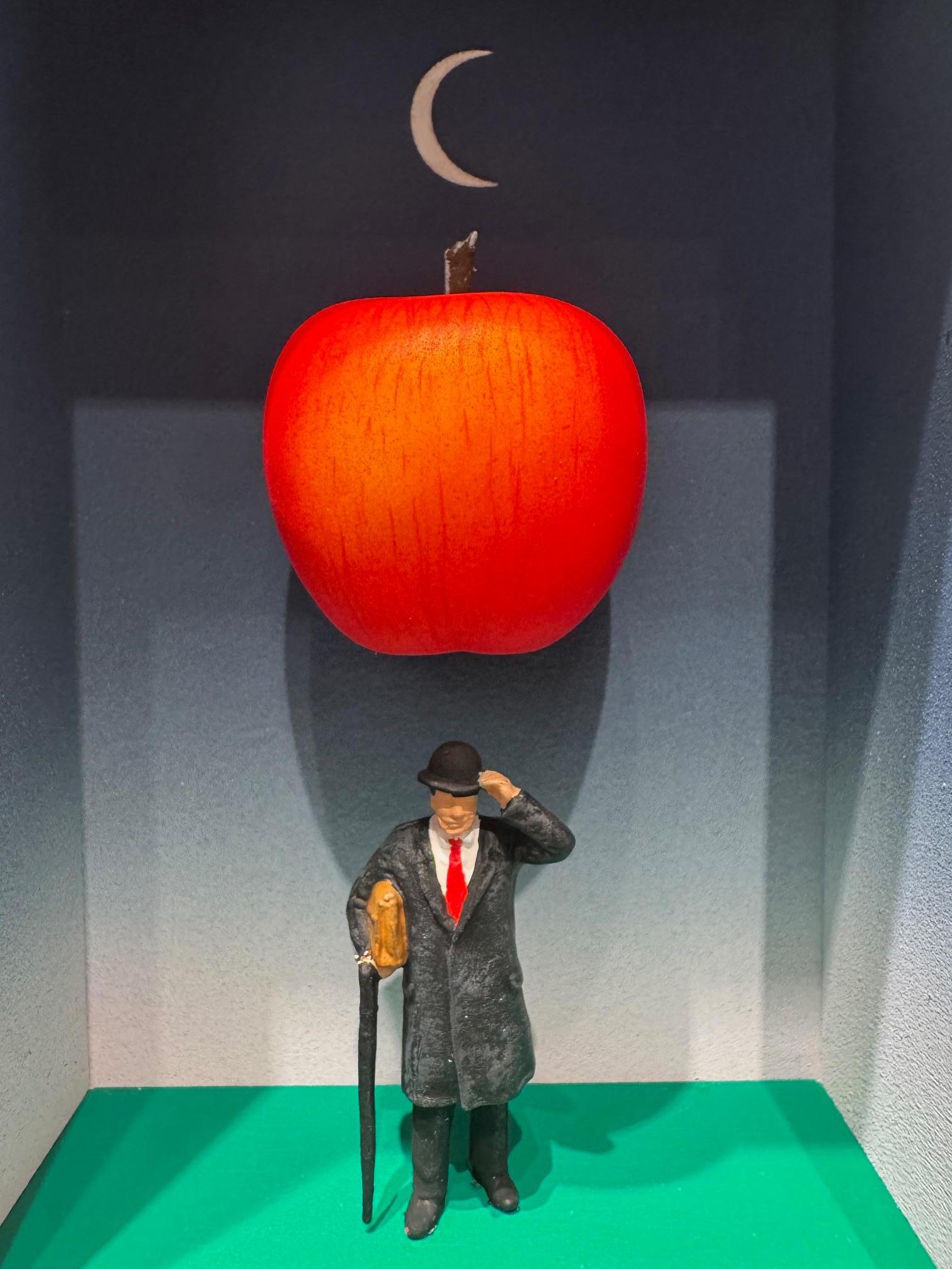This is not a Magritte II - zeitgenössisches Kunstwerk, Hommage an Magritte-Gemälde im Angebot 2