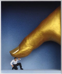 Under Pressure - contemporary art in boxes artwork by Volker Kuhn, design art